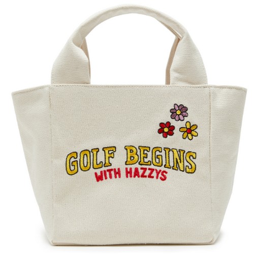  헤지스골프 빅웨이브 콜라보 GOLF BEGINS 캔버스 토트백 HWBA4E983I1