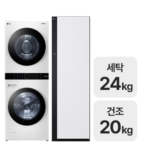 LG전자 트롬 워시타워 W20WD + 스타일러 SC5MSR82H