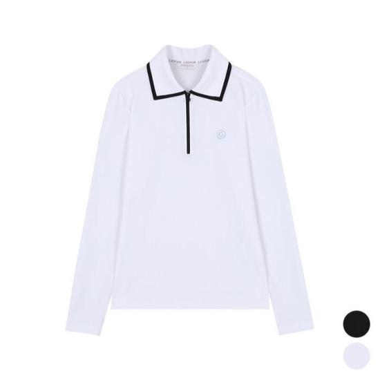 그린조이 골지 솔리드 PK 티셔츠 GP23KY61W