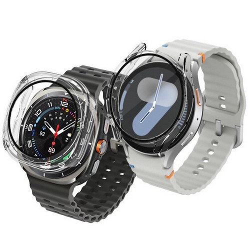 하이온 갤럭시워치 울트라 액정보호 풀커버 하드 투명 하이쉘 글라스 케이스