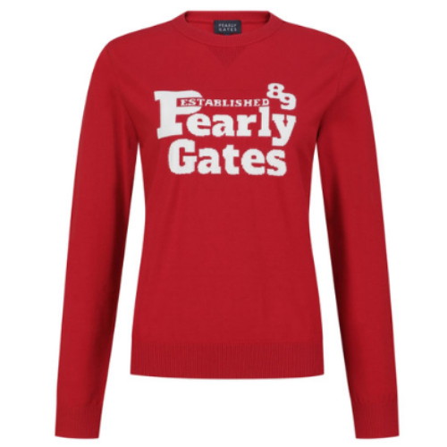 크리스패션 파리게이츠 배색 로고 라운드 니트 522D3SW961_RE