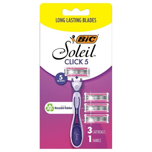 BIC  솔레일 클릭 5 면도기 + 면도날 해외구매