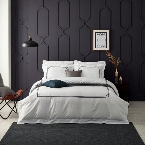 조선호텔 바로크 네이비 이불커버