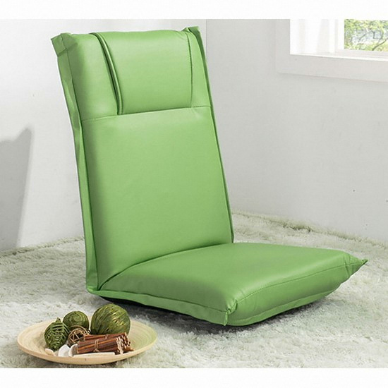 에보니아 베리 접이식 가죽 좌식소파 1인용