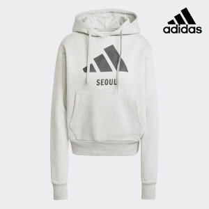 아디다스  서울 기모 후드 티셔츠 JE7278