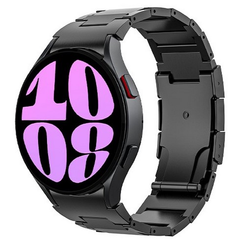 별다섯 갤럭시워치7 날개형 메탈 티타늄 원클릭 스트랩