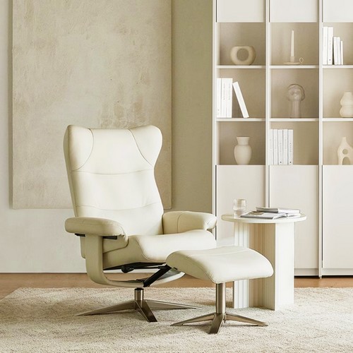 까사미아 NEW 옴므 천연가죽 리클라이너 1인용