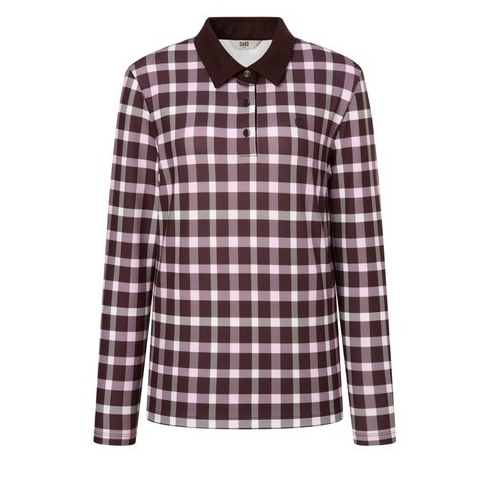 닥스골프 체크 긴팔폴로티셔츠 DNTS4D905V3