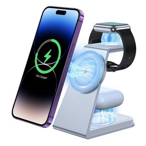 라이프루트 맥세이프 거치대 타입 3in1 무선충전기 LRP-T3