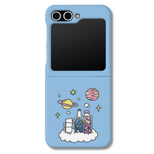 아칸  갤럭시Z 플립6 동지 우주맛 하드케이스