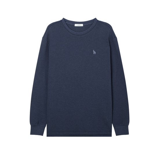 헤지스 남성 단색 면 긴팔티셔츠 WHTS3D361N3