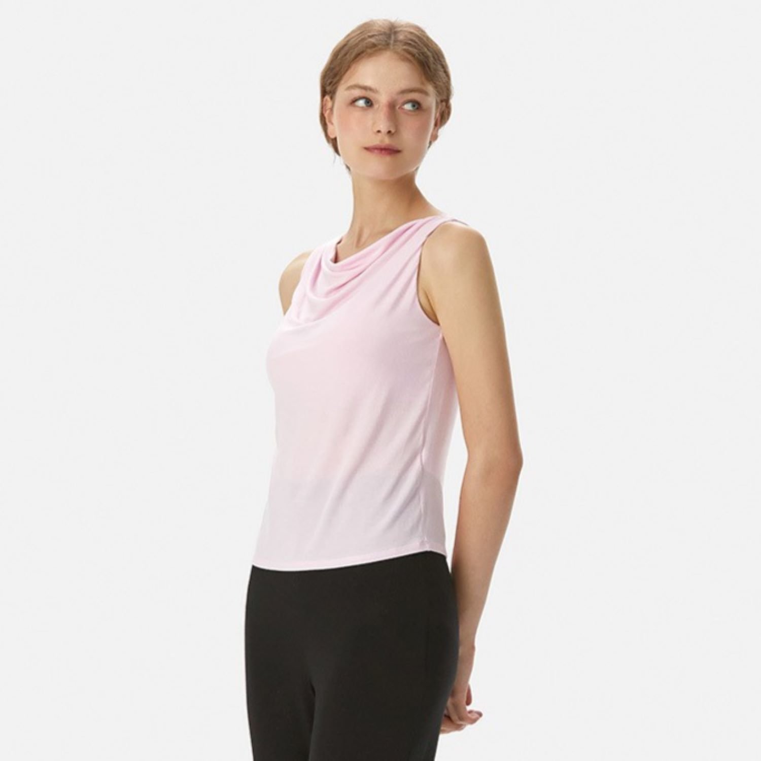 뮬라웨어  뮤블리 카울넥 탱크 AWWEBK001