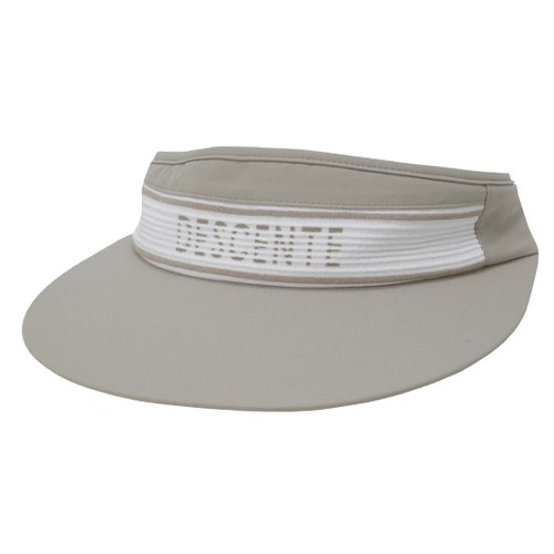 데상트골프  로고 와이드 선바이저 DP32WFSV82_BEGG