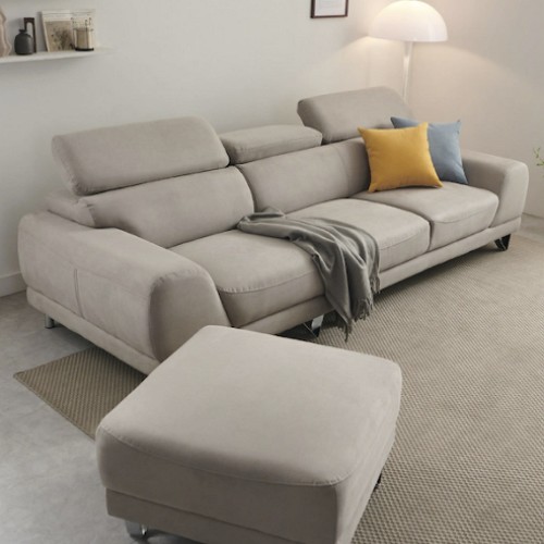 보니애가구 프라제르 아쿠아텍스 패브릭 소파 4인용