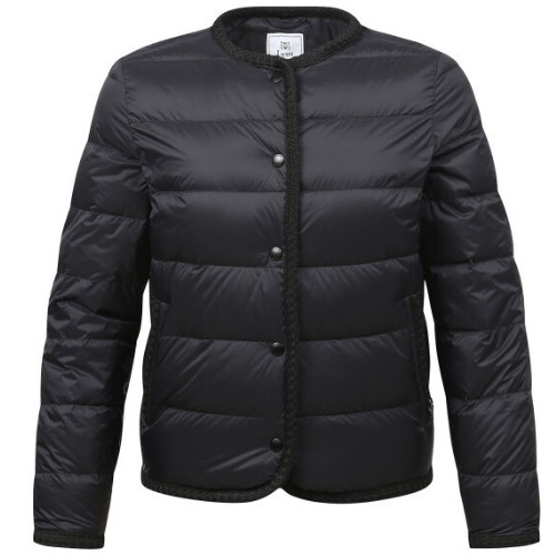 링스  타운 라운드넥 구스 다운점퍼 L21D3JP154_BK