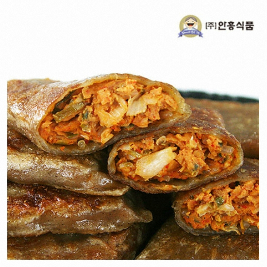 안흥식품 금바위 메밀 김치전병 1.2kg [1개] - 에누리 가격비교