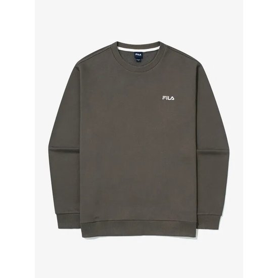 휠라  프리미엄 베이직 맨투맨 FS2POG3101U_BRN