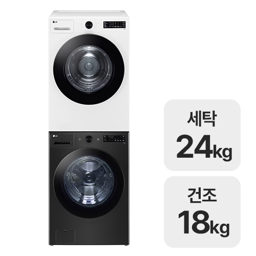 LG전자 트롬 오브제컬렉션 FG24KN + RG18WNT