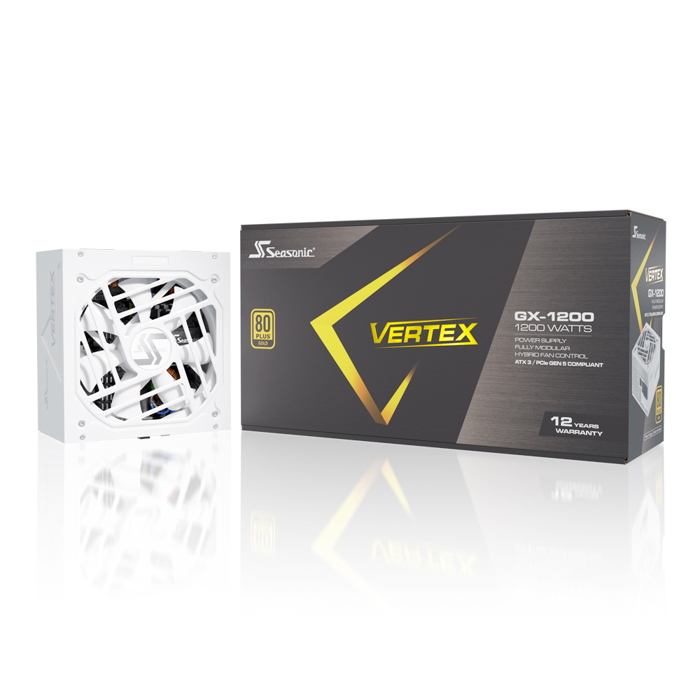 시소닉  VERTEX GX-1200 GOLD 풀모듈러 화이트 ATX3.1