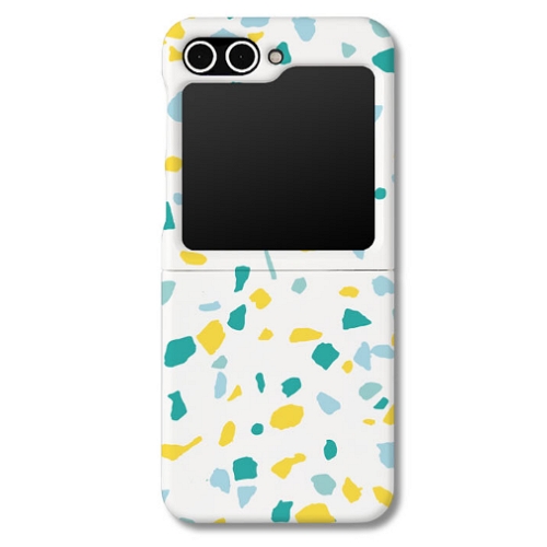 아칸  갤럭시Z 플립5 JJU 테라조 컬러풀 ver2 하드케이스