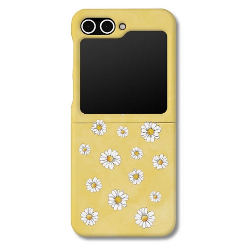 아칸  갤럭시Z 플립5 JJU 데이지꽃 하드케이스