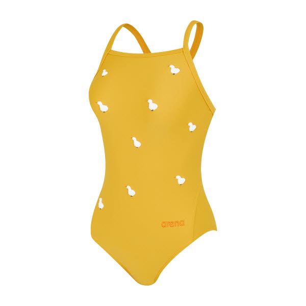 아레나  플러피프렌즈 선수 원피스 싱글크로스 스트랩백 A4SL1CO09YEL