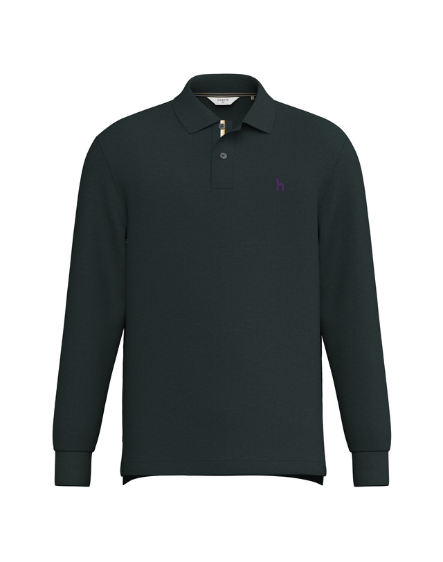 헤지스 단색 면혼방 긴팔카라티셔츠_HZTS4D431E3