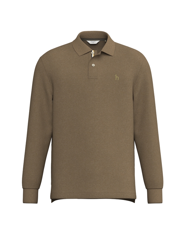 헤지스 면혼방 긴팔카라티셔츠 HZTS4D431I2