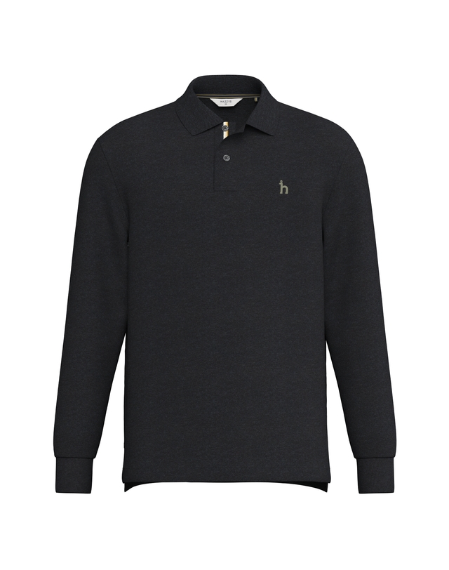 헤지스 남성 면혼방 긴팔카라티셔츠_HZTS4D431CG