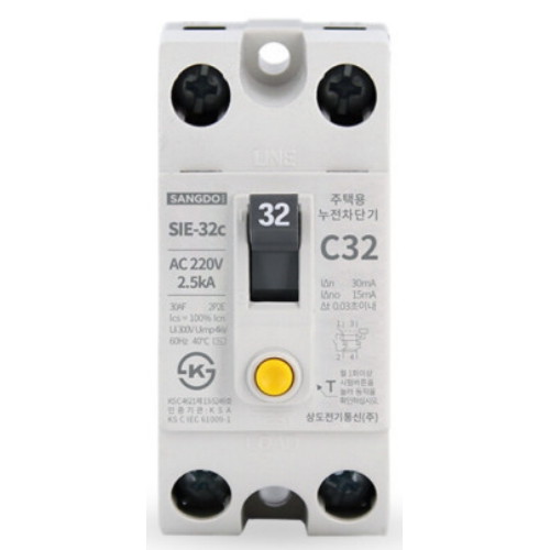 상도전기통신  주택용 누전차단기 SIE-32c 20A