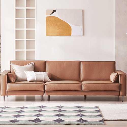 BIF보루네오 디에르 미르 천연통가죽 소파 4인용