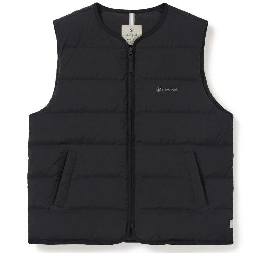 스노우피크  랜드 경량 다운 베스트 S24WMGDV60BK