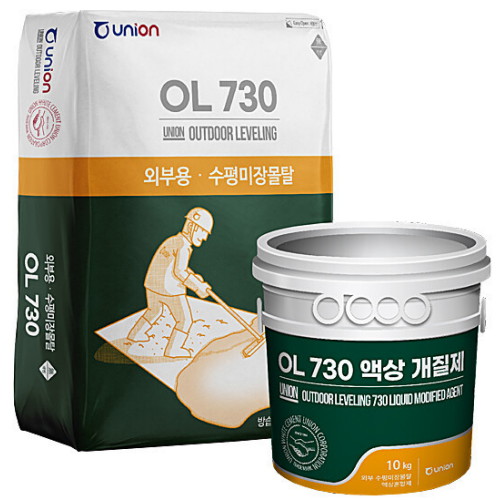 유니온  외부용 자동수평몰탈 OL730 25kg