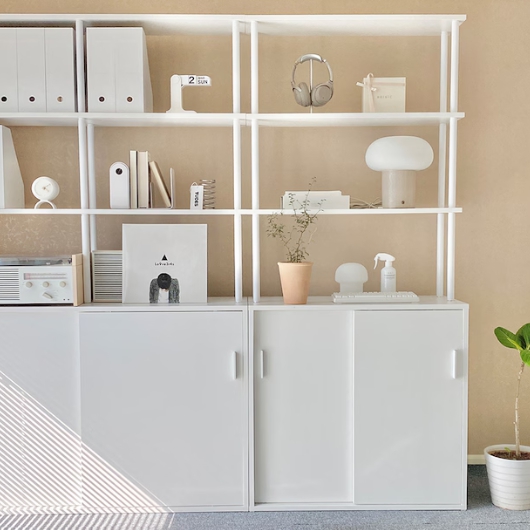 포더홈 플레인 E0 슬라이딩 높은 수납장 1200