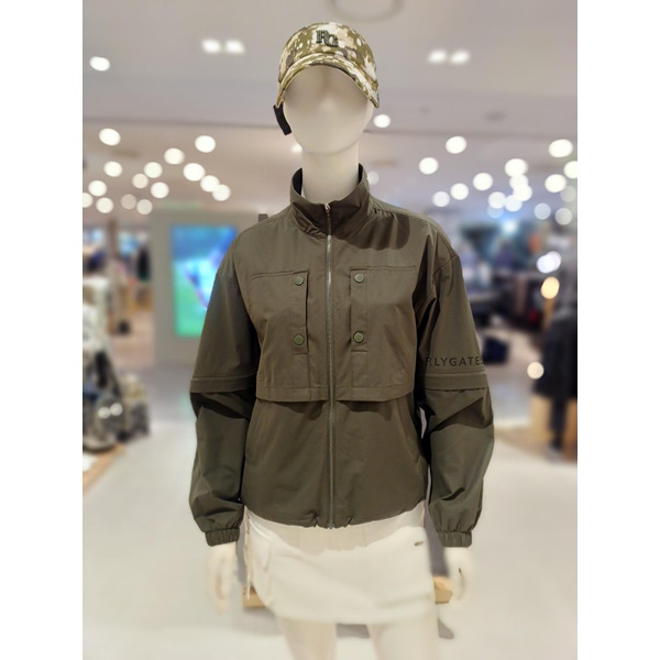 크리스패션 파리게이츠 소매 탈부착 바람막이 점퍼 521D3JP204_KH