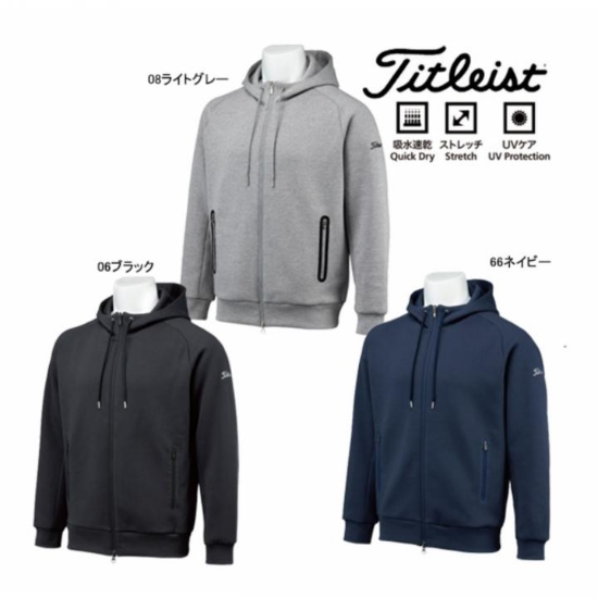 타이틀리스트  트레이닝 스웨트 후드 집업 TLFMJ940J