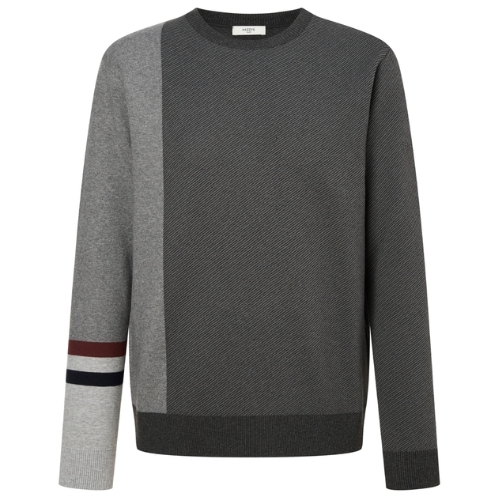 LF 헤지스골프 컬러배색 니트 HUSW4C611G2