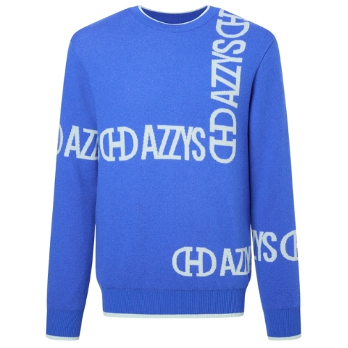 LF 헤지스골프 로고프린트 울 니트 HUSW4D712B2