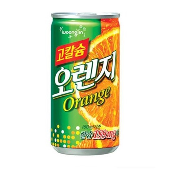 웅진식품 고칼슘 오렌지 180ml