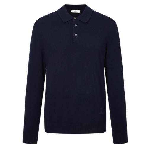 LF 헤지스골프 단색 캐시미어 긴팔폴로니트 HUSW4D932N3