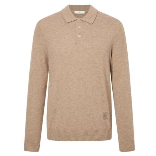 LF 헤지스골프 멜란지 캐시미어 긴팔폴로니트 HUSW4D932I3