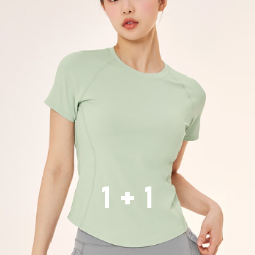 젝시믹스  데일리페더 슬림핏 숏슬리브 2팩 XTFST04J2