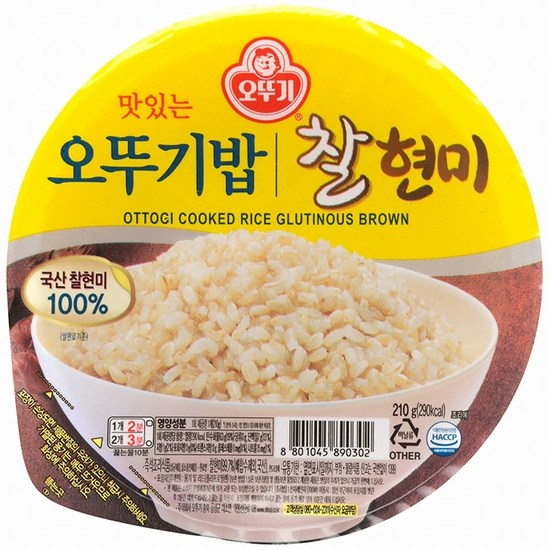 맛있는 오뚜기밥 찰현미 210g