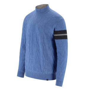 엘르 엘르골프 방풍 사각 조직 목크넥 스웨터 6K53401