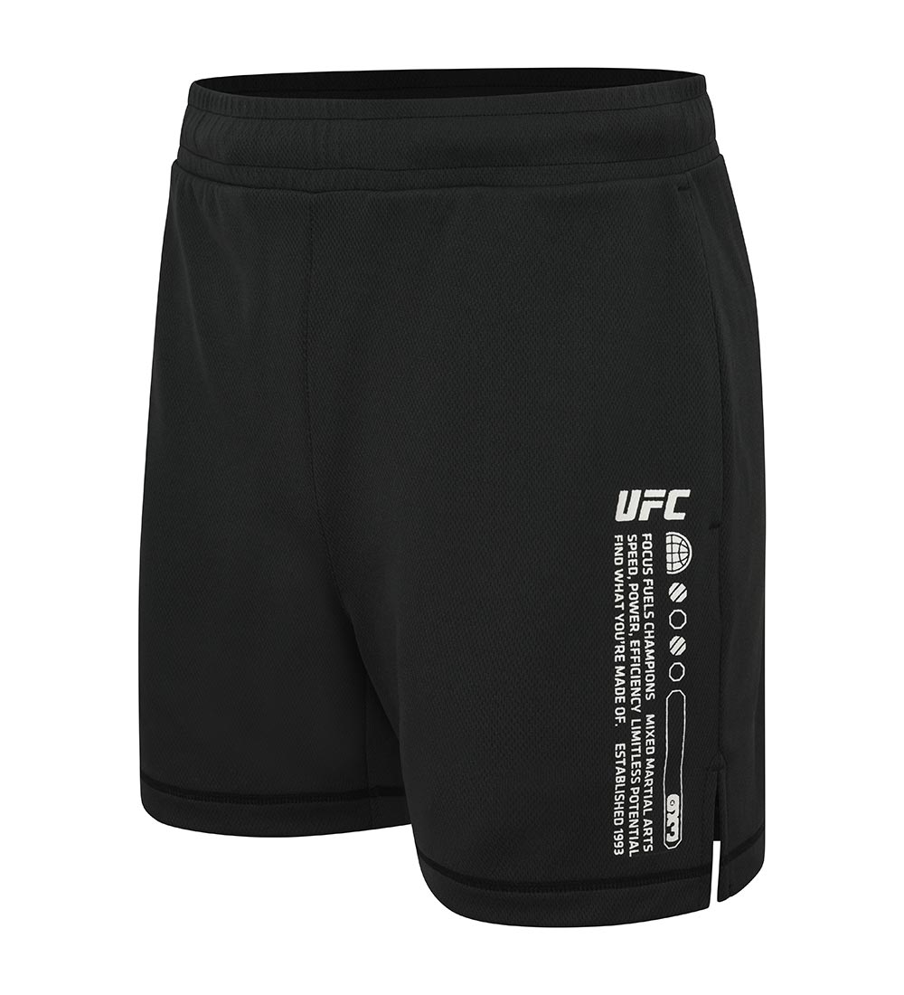 UFC 메쉬 릴렉스핏 쇼츠 5인치 U4SPV2313BK