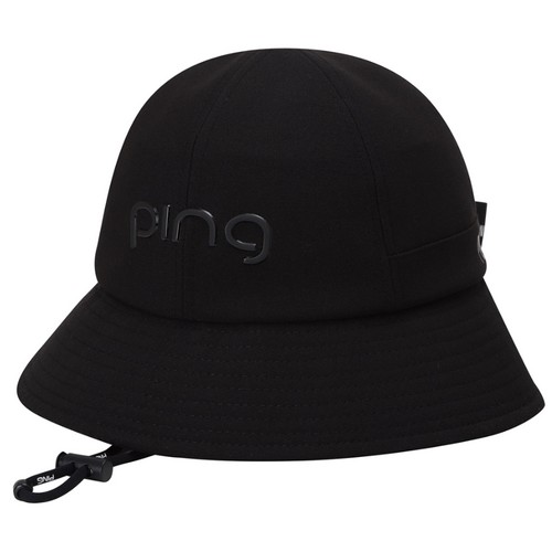 핑  뒷리본 버킷햇 121D3CP282_BK