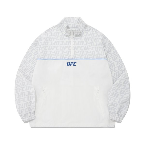 UFC 로고 모노그램 오버핏 아노락 자켓 U2JKU1309OW