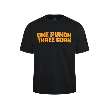 UFC SPORT 짱재 원펀치쓰리콘 릴렉스핏 반팔 티셔츠 U2SSV2155BK