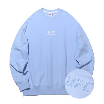 UFC  로고 모노그램 릴렉스핏 맨투맨 U2SWU1306SB