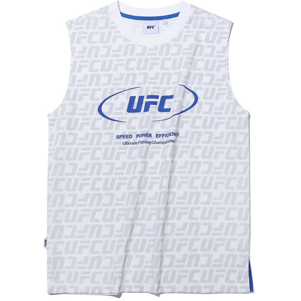 UFC SPORT 로고 모노그램 슬리브리스 U4SLU2303OW
